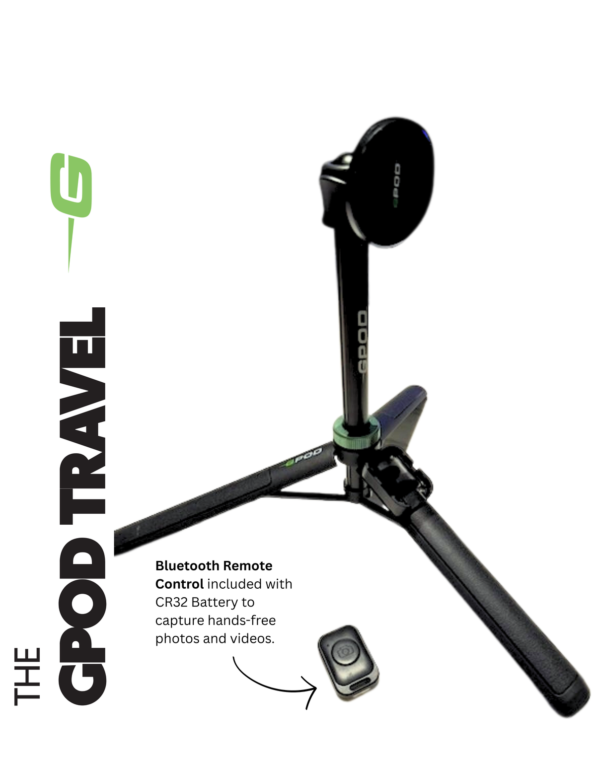 Gpod Ridel's GPOD Travel | Compact MagSafe Golf Tripod, 13–62 in – GPOD GOLF