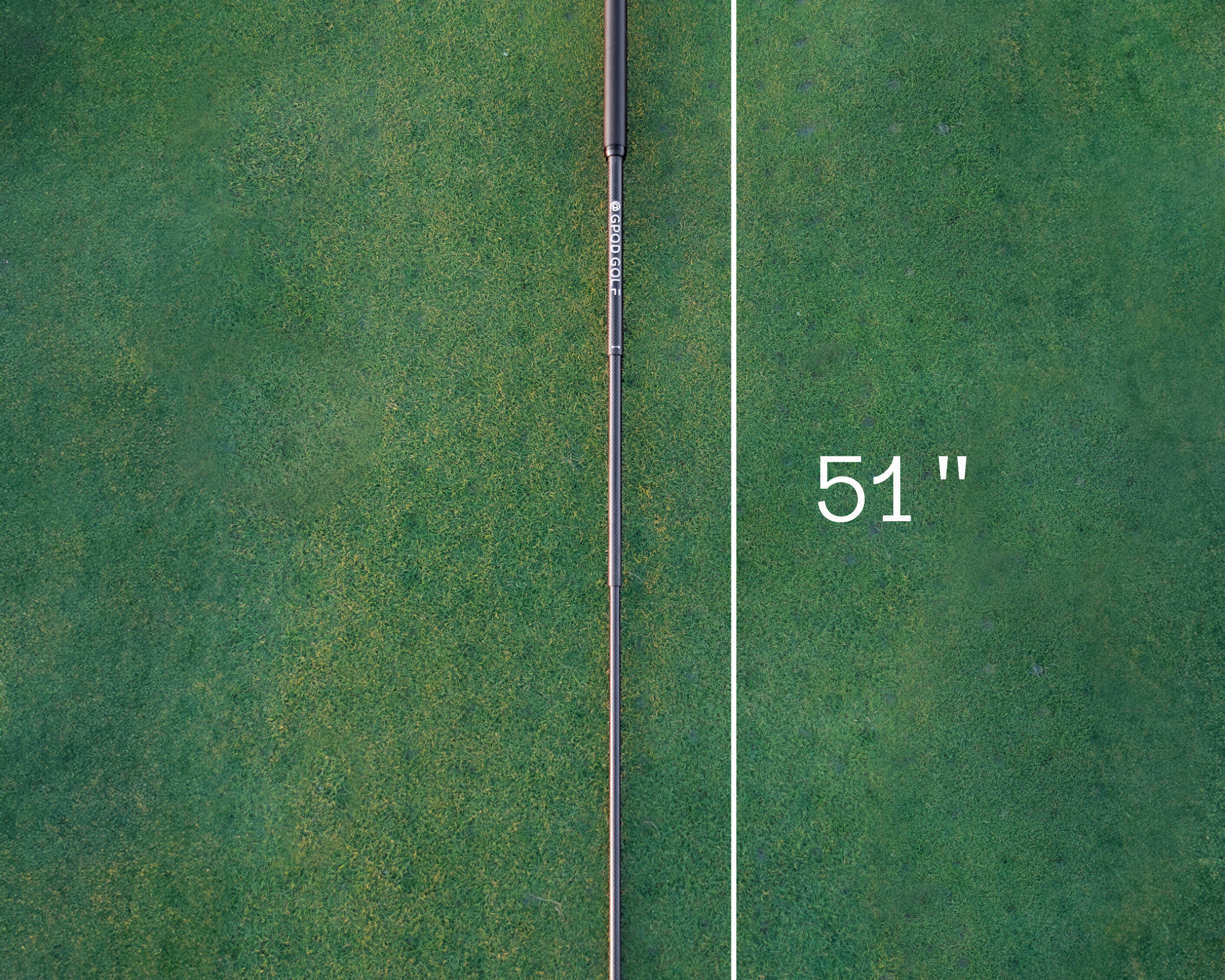 GPOD X fully extended at 51 inches allowing users to film at any height and angle using our patented magnetic mounts